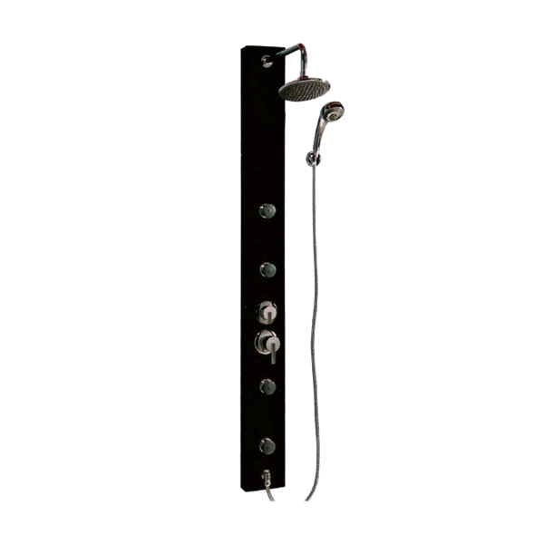 Black Shower Panel With Top Sray-LX-117